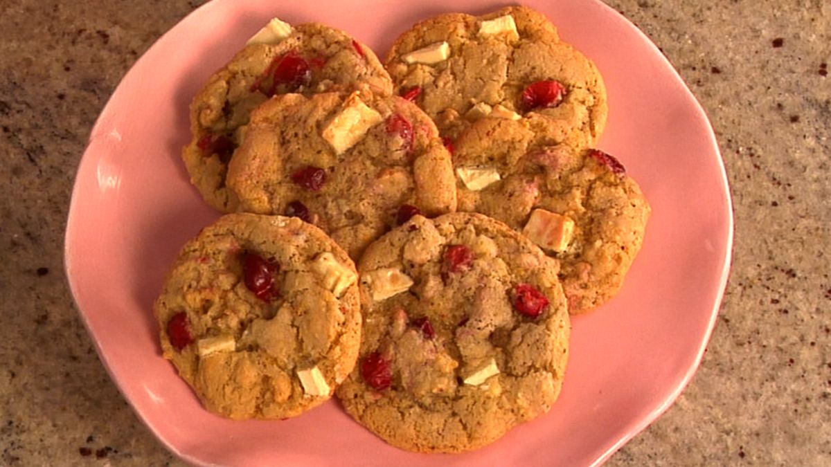 Cranberry, Orange and White Chocolate Chunk Cookies